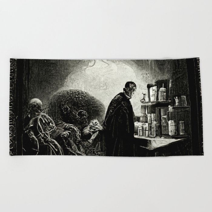 Apothecary of Horror Beach Towel