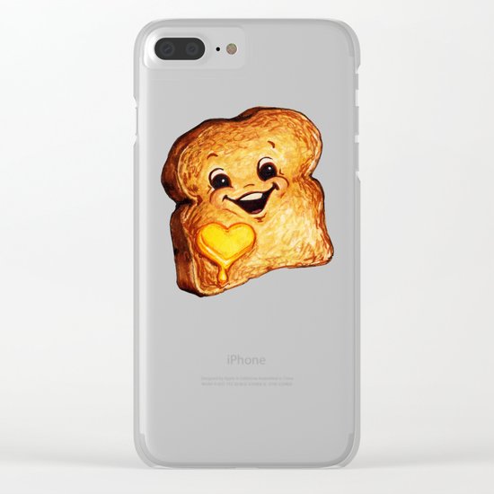 Toast Clear iPhone Case