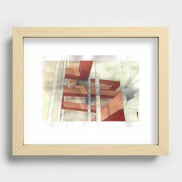 Architectural Fragment Perspective Recessed Framed Print