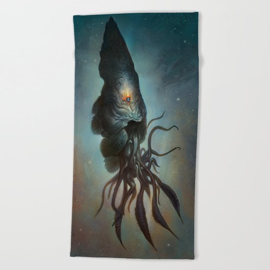 Yawanpok the Void Menace Beach Towel