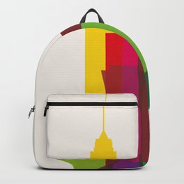 Shapes of Mexico City accurate to scale Backpack