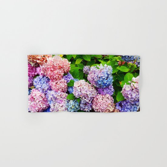 Rainbow of Flowers Hand & Bath Towel