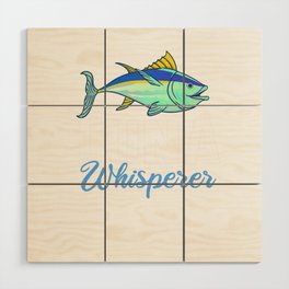 Red Tuna Fish Bluefin Fishing Salad Wood Wall Art