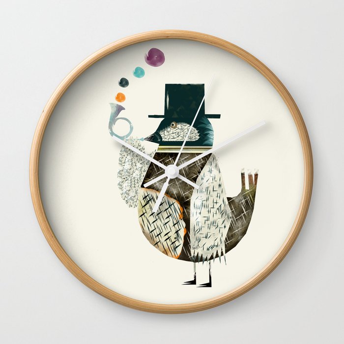 the dapper bird Wall Clock