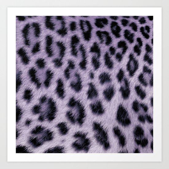 Leopard skin pattern Art Print