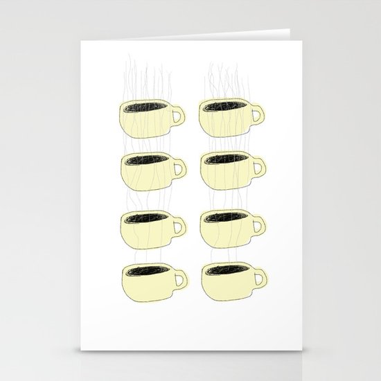 ME AGAINST THE MORNING Stationery Cards