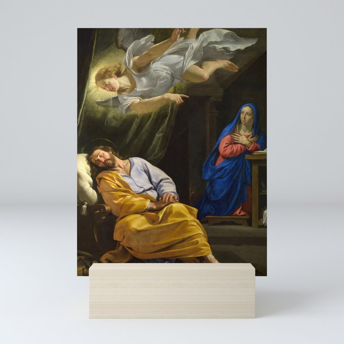 The Dream of Saint Joseph by Philippe de Champaigne Mini Art Print