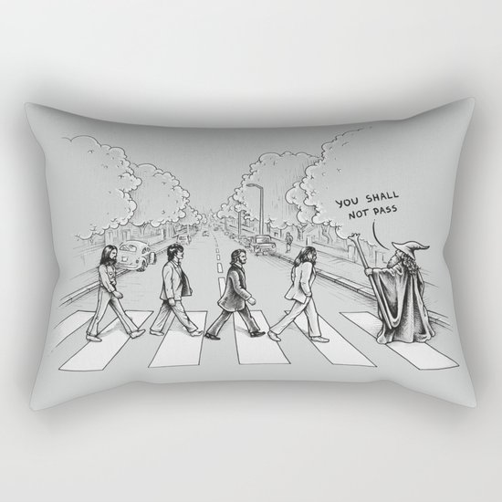Here comes the Wizard Rectangular Pillow