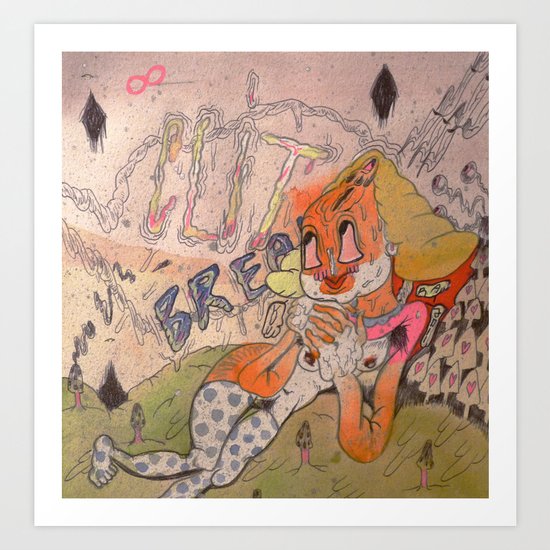 lets take a break! Art Print