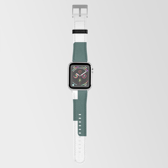 4 (Dark Green & White Number) Apple Watch Band