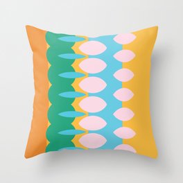 Abstract Geometric Artwork 01 Color 01 Throw Pillow