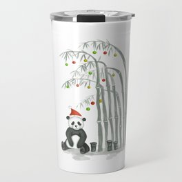 Christmas Panda Travel Mug