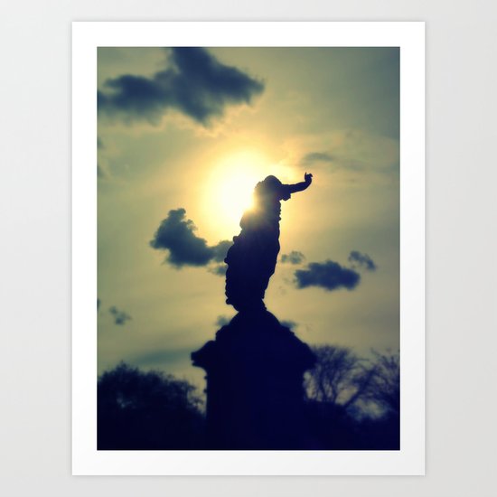 The Setting Sun Art Print