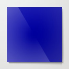 Monochrom  blue 0-0-170 Metal Print