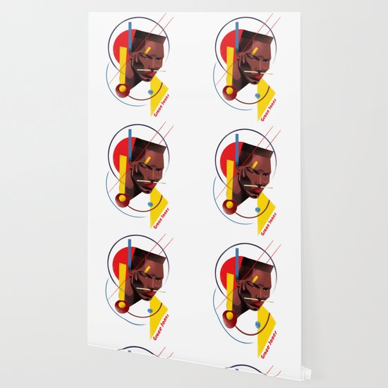 Famous People In A Bauhaus Style Grace Jones Wallpaper By