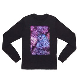 Hydrangeas Long Sleeve T Shirt | Purple, Pinkflower, Blooms, Purpleflower, Oilpainting, Blossom, Originalart, Painting, Hydrangeas, Square 