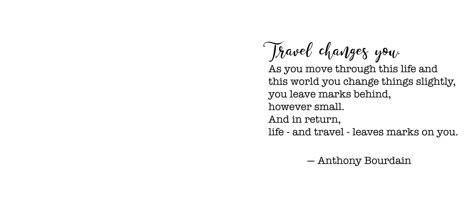 Travel Quote Anthony Bourdain Travel Changes You Coffee Mug By Socoart Society6