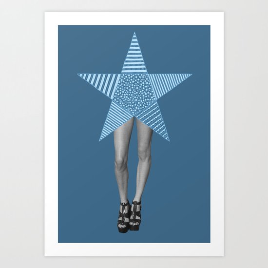 Feel Like A Star Art Print