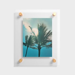 Palm Tree Peace | Tree Photography Floating Acrylic Print