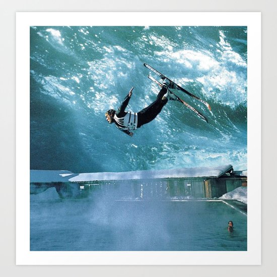 high and dry... Art Print