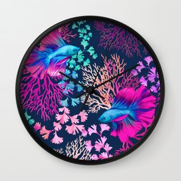 Coral Reef Wall Clock