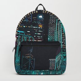 City Skyline At Night Backpack