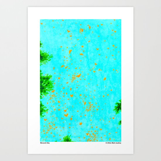 Monarch Sky Art Print