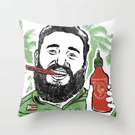 Castro Sauce Throw Pillow