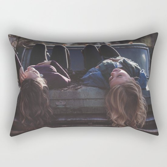 Girl's car Rectangular Pillow