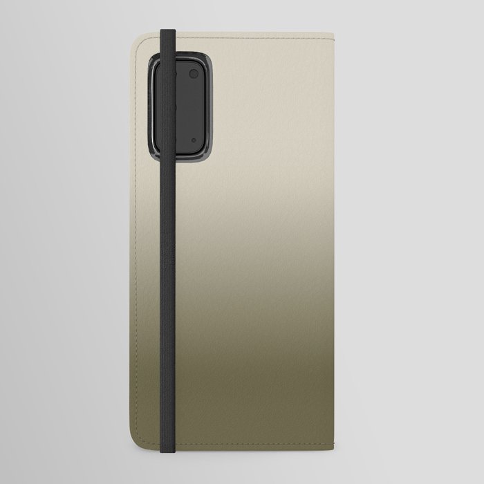 OMBRE DUSTY OLIVE GREEN  Android Wallet Case