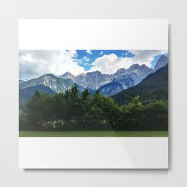 Mountain and Forest Metal Print