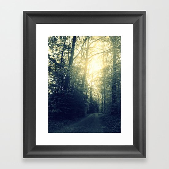 Take a Back Road Framed Art Print