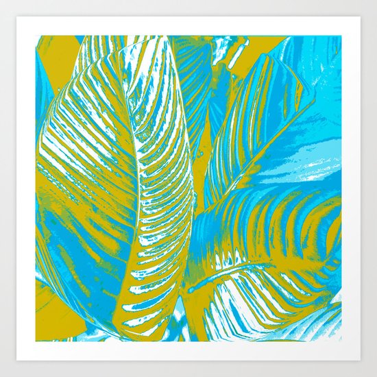 Colorful Leaves Art Print