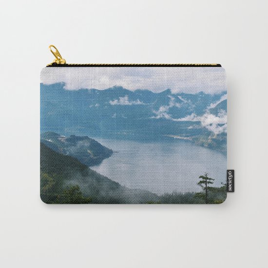Fog over the water in Squamish BC Carry-All Pouch