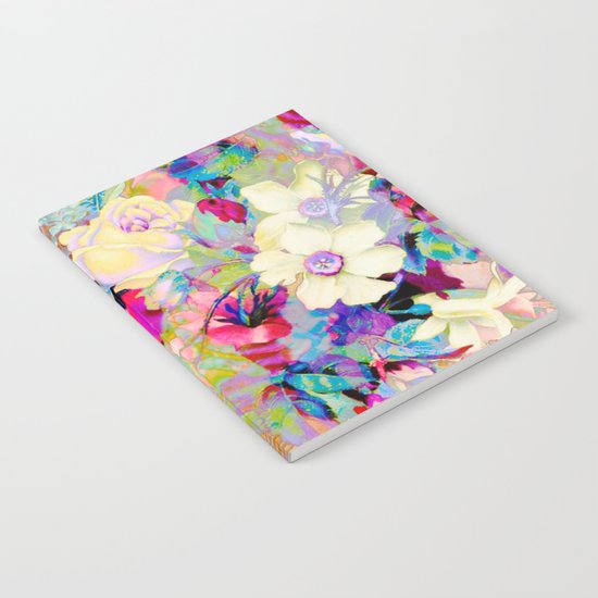 summery floral Notebook