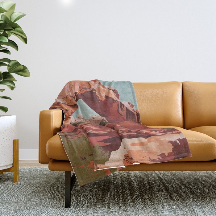 Capitol Reef National Park Throw Blanket