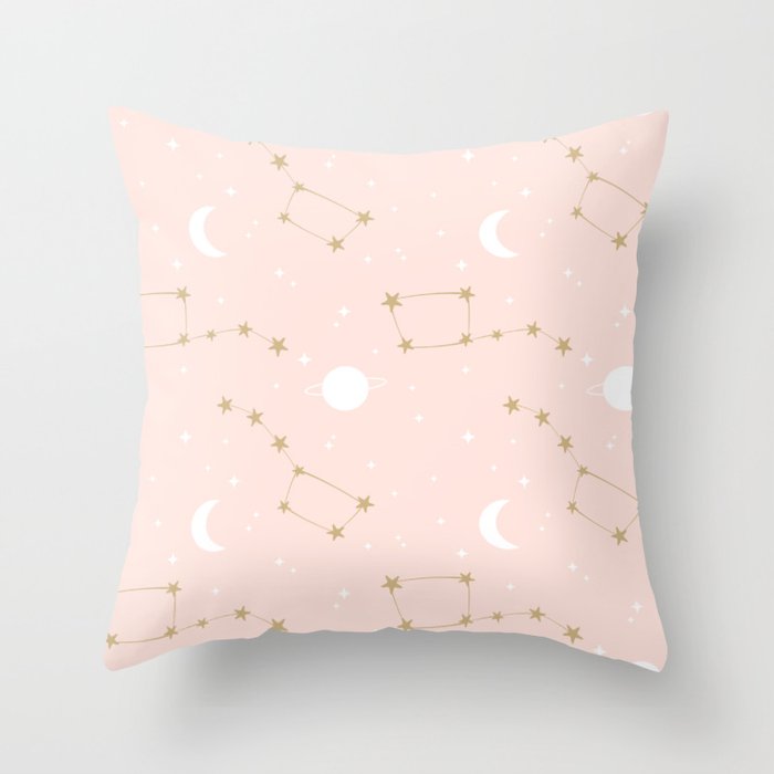 cute lovely pink white and gold pattern background with