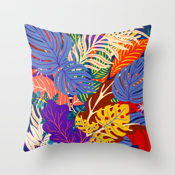 Botanical Throw Pillow