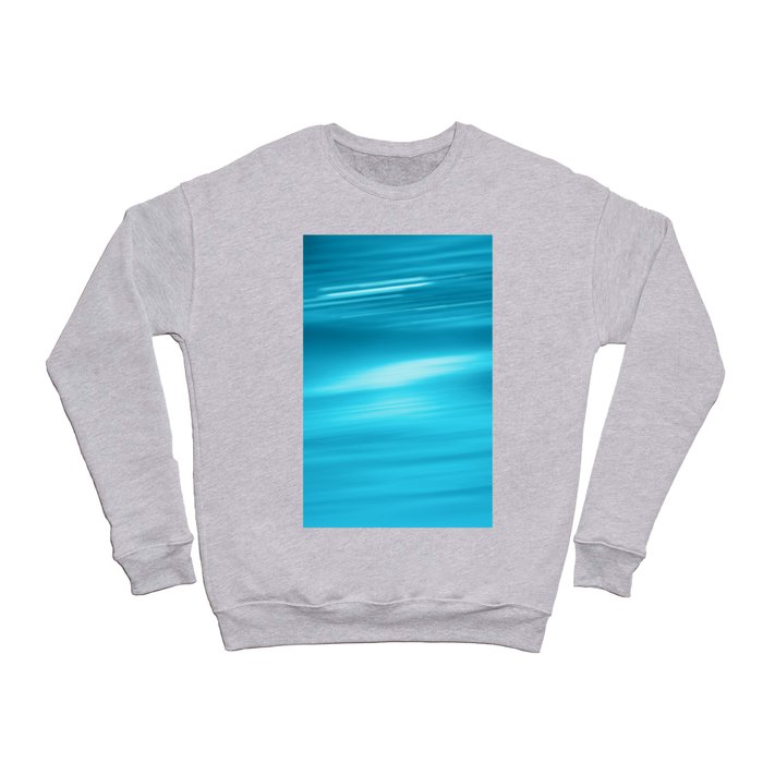Underwater blue background Crewneck Sweatshirt