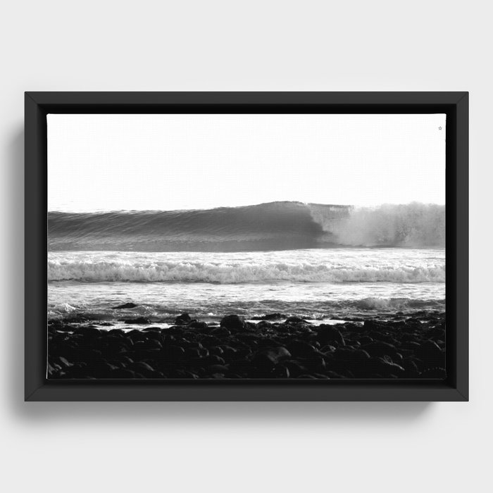 Rincon Wave Framed Canvas