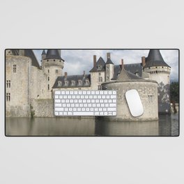 France Photography - Château De Sully-Sur-Loire Desk Mat