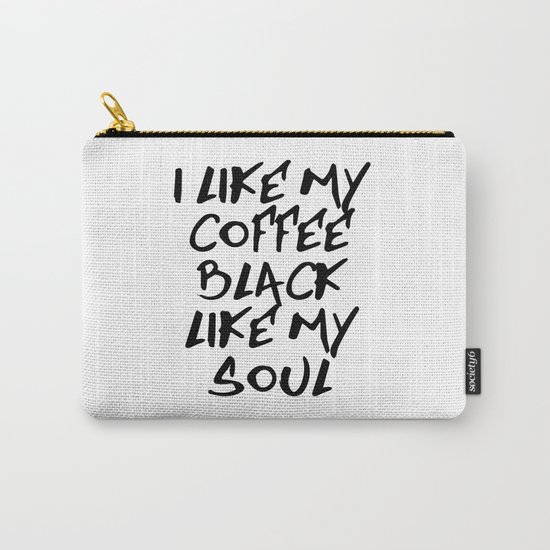 Black like my soul Carry-All Pouch