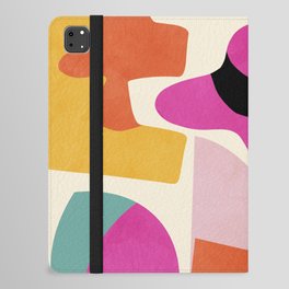 mid century modern abstract 9 iPad Folio Case
