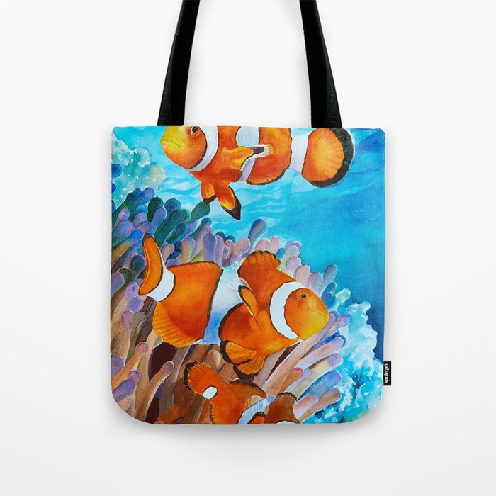 Olga- Clown Fish Tote Bag