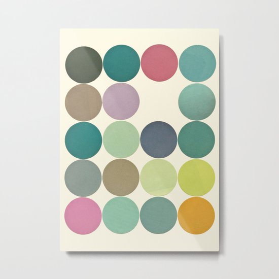 Circles I Metal Print