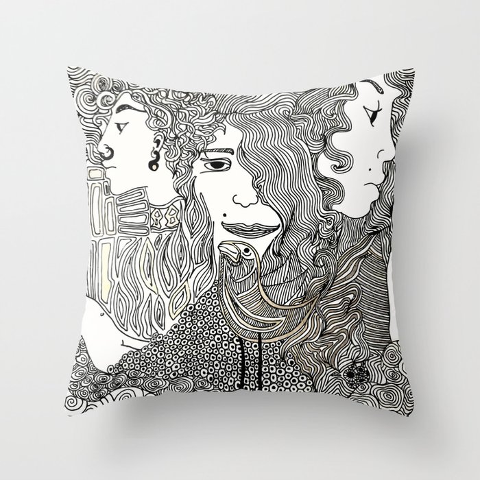 Ages Throw Pillow