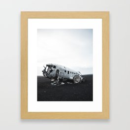 DC Plane Wreckage Framed Art Print