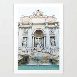 Trevi Fountain in Rome #1 #travel #wall #art #society6 Art Print