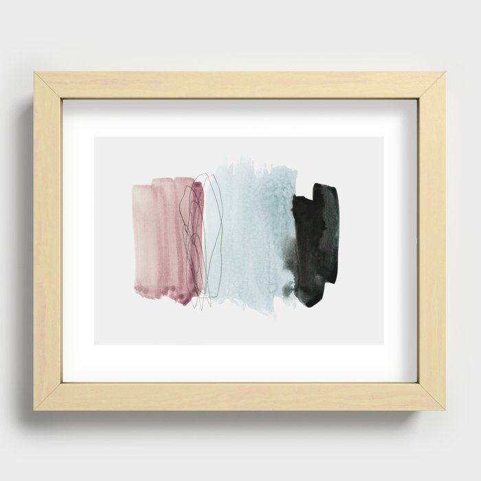 minimalism 4 Recessed Framed Print