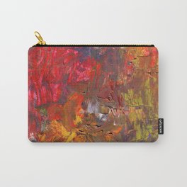 Victory Garden Abstract Painting Carry-All Pouch | Artsygiftideas, Boldreds, Sophisticatedart, Painting, Colorfulabstract, Abstractart, Elegantabstract, Colorfulpainting, Gardenabstractart, Trendyabstractart 